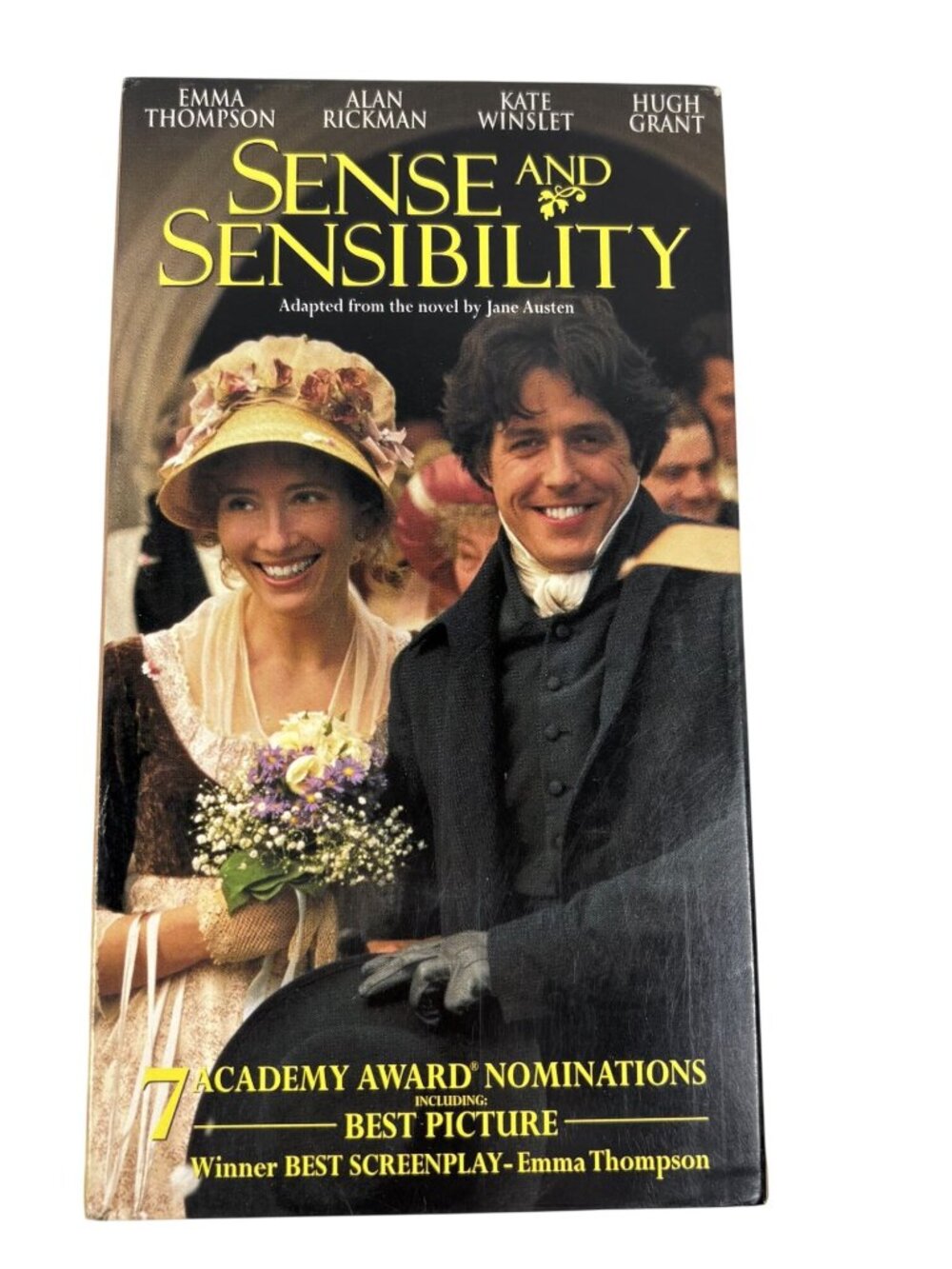 Sense & Sensibility VHS 1995 Columbia TriStar Emma Thompson Alan Rickman Kate Wi